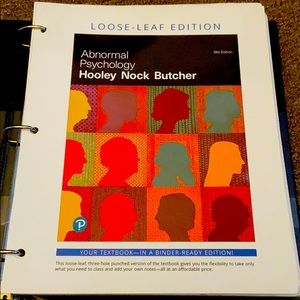 Pearson - Abnormal Psychology Text Book